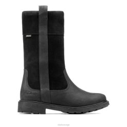 Clarks barn astrol hi gore-tex kid svart skinn svart skinn clarks 8N86P5790 Svart lær