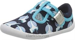 Clarks barn blå marine interesse marine interesse clarks baby girls roamer sun t low-top joggesko barn 8N86P1536 blå marine interesse marine interesse