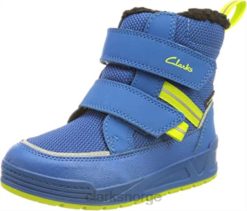 Clarks barn blue clarks guttegenser jump t snøstøvel 8N86P2987 blå