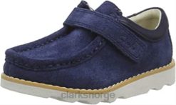 Clarks barn boy's crown park t loafers clarks blå marine marine 8N86P1717 blå marine marine