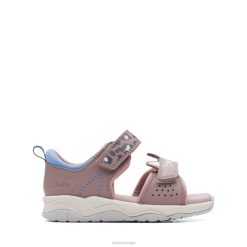Clarks barn c lavtrykk småbarn grå/rosa grå/rosa clarks 8N86P6862 grå/rosa