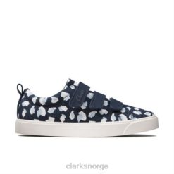 Clarks barn city vibe inf g fit clarks marineprint 8N86P4599 marine print