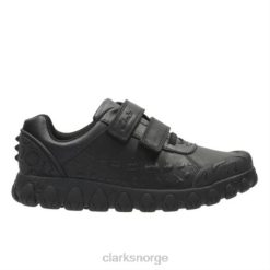Clarks barn clarks black tyrex ride inf e fit 8N86P4897 svart