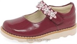 Clarks barn clarks crown petal pjokk voksaktige skinnsko 8N86P81