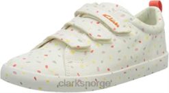 Clarks barn clarks foxing print k jenter lavtopp joggesko 8N86P418