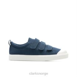 Clarks barn clarks navy city flare lo inf g passform 8N86P4825 marinen