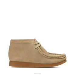 Clarks barn clarks sand semsket wallabee boot sand semsket skinn 8N86P6881 sand semsket skinn