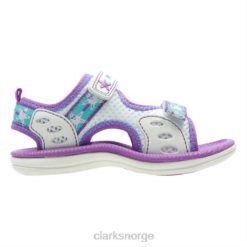 Clarks barn clarks star games fst f fit hvit tekstil 8N86P4762 hvit tekstil