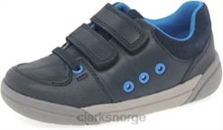 Clarks barn clarks tolby buzz boys spedbarnssko marineblå 8N86P970 marineblå