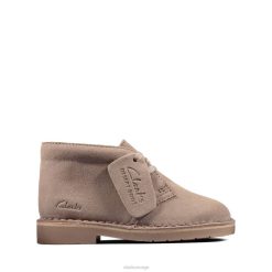 Clarks barn desert boot 2 pjokk sand semsket skinn sand semsket clarks 8N86P5774 sand semsket skinn