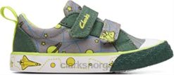 Clarks barn foxing lo toddler tekstil canvas rey clarks 8N86P967