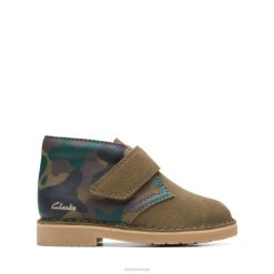Clarks barn khaki camo desert boot 2 småbarn khaki camo clarks 8N86P6884 kaki camo