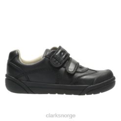 Clarks barn lilfolkzoo pre g fit clarks svart 8N86P4917 svart