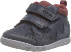 Clarks barn marine skinn clarks rex park t joggesko barn 8N86P96 marine skinn