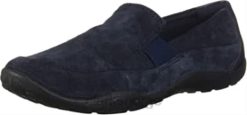 Clarks barn marineblå semsket jente haley park loafer flat clarks 8N86P2260 marineblå semsket skinn
