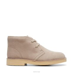 Clarks barn ørken støvel sand semsket clarks 8N86P5935 sand semsket skinn