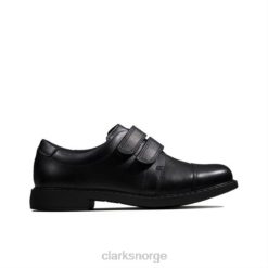 Clarks barn scala skye inf f fit clarks 8N86P4869 Svart lær