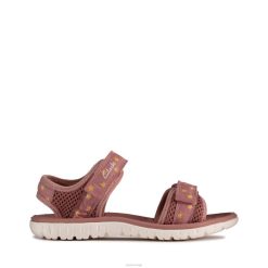 Clarks barn surfing tide k clarks støvete rosa 8N86P3797 støvete rosa