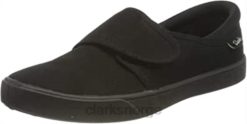Clarks barn svarte gutter hopper kjøre skoleuniform sko clarks 8N86P508 svart