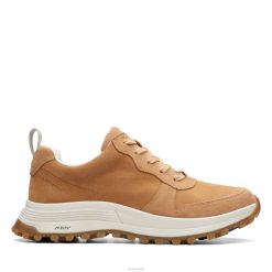 Clarks kvinner atl trek gratis wp clarks light tan nubuck 8N86P3095 lett brun nubuck