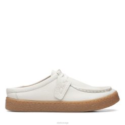 Clarks kvinner barleigh mule off white leather off white leather clarks 8N86P5030 off white skinn