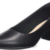 Clarks kvinner black clarks teresa step pumpe for kvinner 8N86P2088 Svart lær