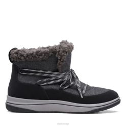 Clarks kvinner breeze glacier svart tekstil clarks svart tekstil 8N86P6279 svart tekstil