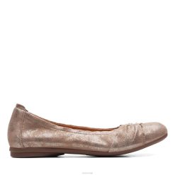 Clarks kvinner bronse metallic clarks rena step 8N86P3123 bronse metallic