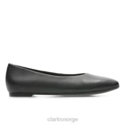 Clarks kvinner chia fiolett svart skinn clarks 8N86P3886 Svart lær