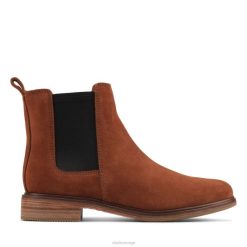 Clarks kvinner clarkdale arlo tan semsket skinn clarks tan semsket skinn 8N86P6431 brunt semsket skinn