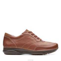 Clarks kvinner clarks appley slips mørk tan leather mørk tan leather 8N86P6490 mørkt brunt skinn