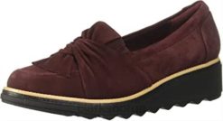 Clarks kvinner clarks burgunder sharon dasher loafer for kvinner 8N86P1193