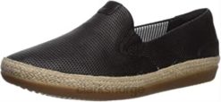 Clarks kvinner clarks dame danelly iris loafer flatt svart skinn 8N86P138 Svart lær