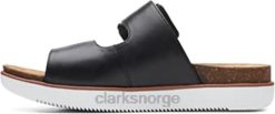 Clarks kvinner clarks dame elayne ease slide sandal svart 8N86P562 svart