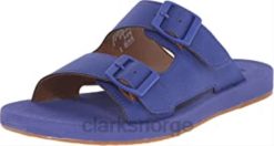 Clarks kvinner clarks dame paylor pax slide blå syntetisk 8N86P2827