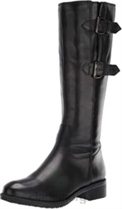 Clarks kvinner clarks dame tamro spice høy støvel svart 8N86P362 Svart lær