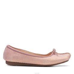 Clarks kvinner clarks fregne isrosa metallic 8N86P3130 rosa metallic