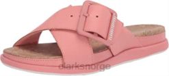 Clarks kvinner clarks kvinner step juni shell sandal korall syntetisk 8N86P674 korall syntetisk