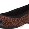 Clarks kvinner clarks kvinners sara orkidé ballett flat leopard 8N86P2050 leopard