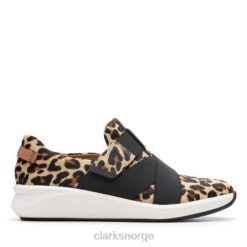 Clarks kvinner clarks leopard un rio stropp 8N86P4041 leopard
