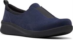Clarks kvinner clarks navy kvinners Sillian 20 walk loafer marine 8N86P2209 marinen