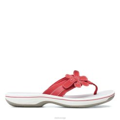Clarks kvinner clarks red brinkley flora red 8N86P6425 rød