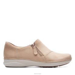 Clarks kvinner clarks sand nubuck appley zip sand nubuck 8N86P6185 sand nubuck