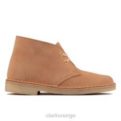 Clarks kvinner clarks sandstein semsket ørkenstøvel 8N86P4201 semsket skinn i sandstein