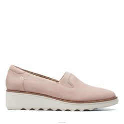 Clarks kvinner clarks sharon dolly støvete rosa 8N86P3394 støvete rosa