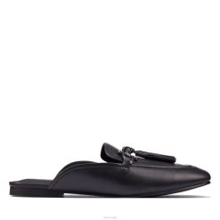 Clarks kvinner clarks sort skinn ren 2 trim 8N86P3313 Svart lær