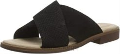 Clarks kvinner clarks svart declan eføy sandal for kvinner 8N86P297 svart nubuck svart nubuck