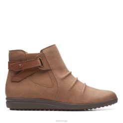 Clarks kvinner clarks tamzen mid tan semsket skinn tan semsket skinn 8N86P6474 brunt semsket skinn