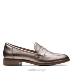 Clarks kvinner clarks trish rosegull metallic 8N86P3946 gull metallic