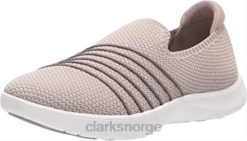 Clarks kvinner dame adella step sneaker clarks stone 8N86P2885 stein